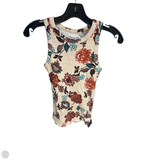 Tank Top By Maurices In Floral Print, Size: S