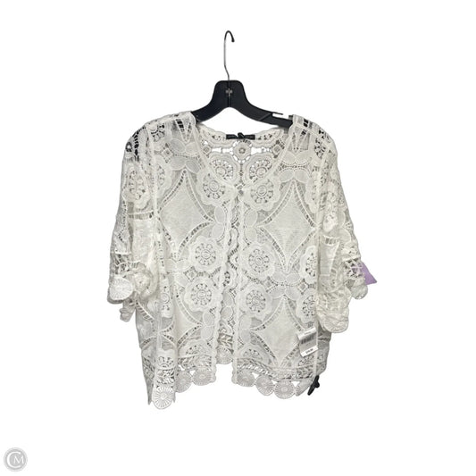 Cardigan By Chris Mclaughlin In White, Size: Xl