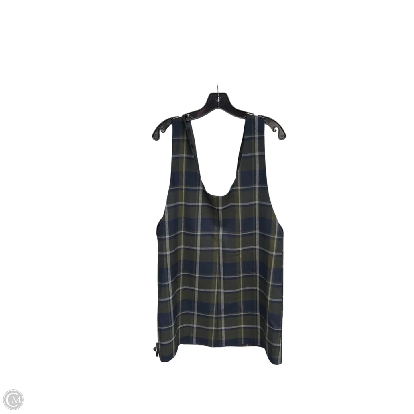 Dress Casual Short By Mng In Blue & Green, Size: M