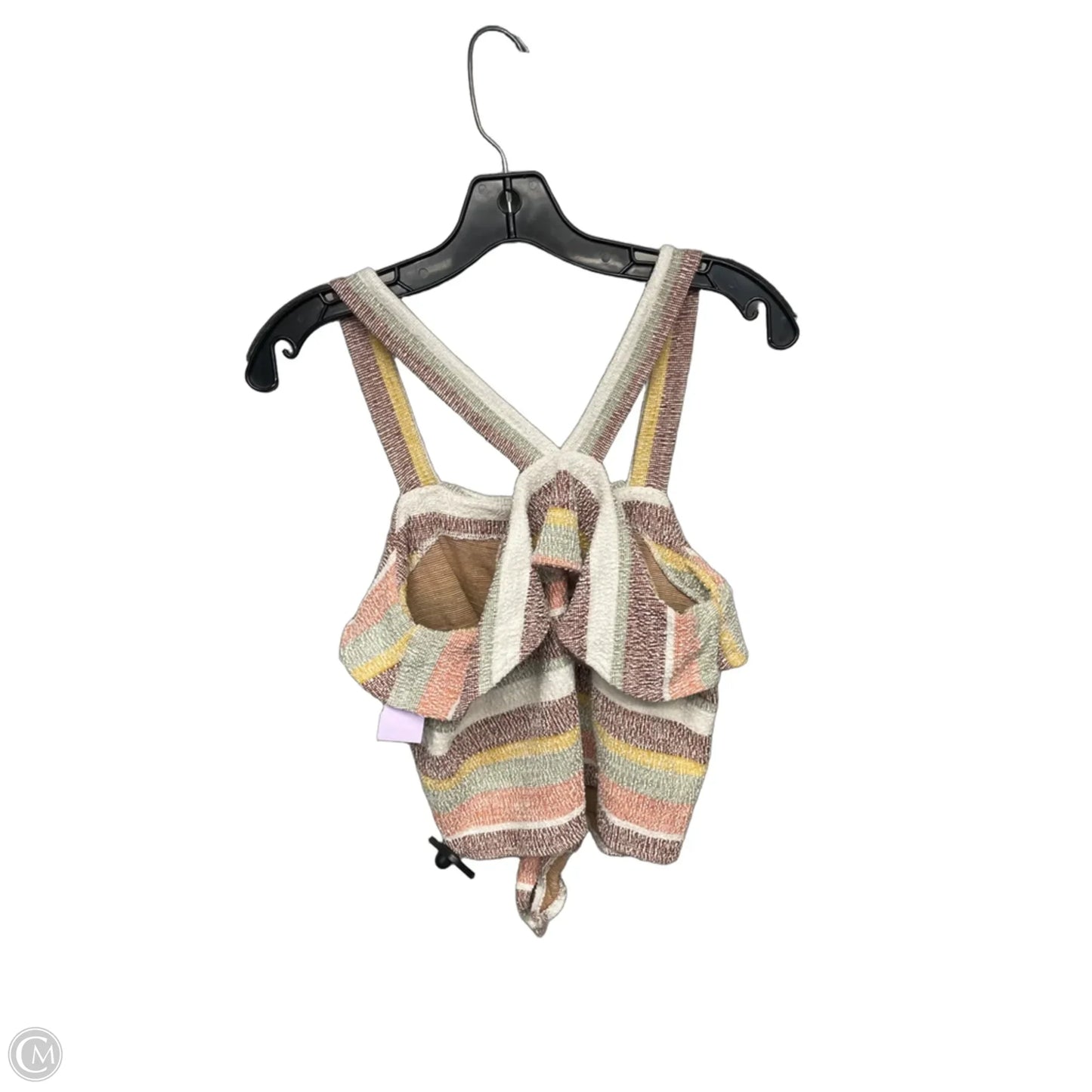 Top Sleeveless By Madewell In Striped Pattern, Size: S