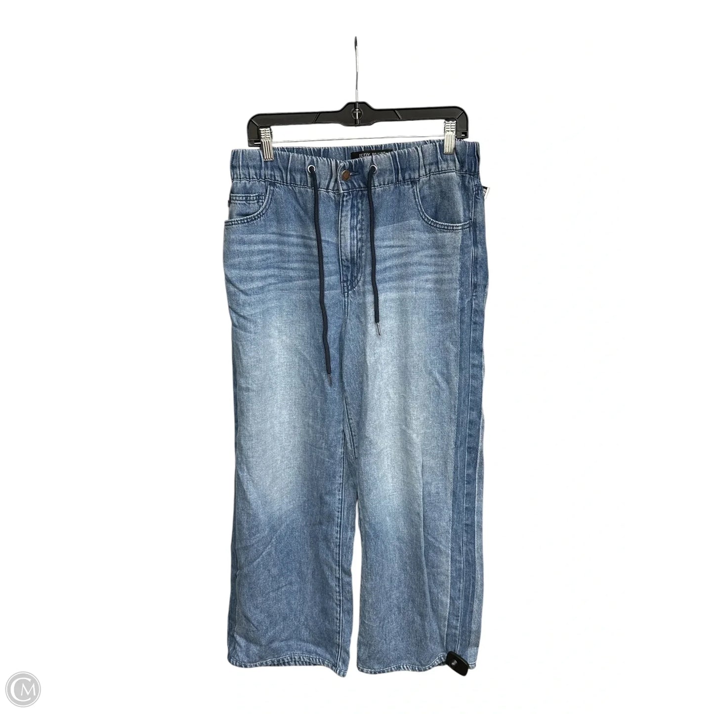 Jeans Wide Leg By Judy Blue In Blue Denim, Size: 4