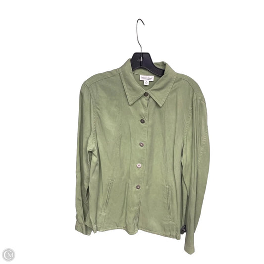 Jacket Denim By Coldwater Creek In Green, Size: M