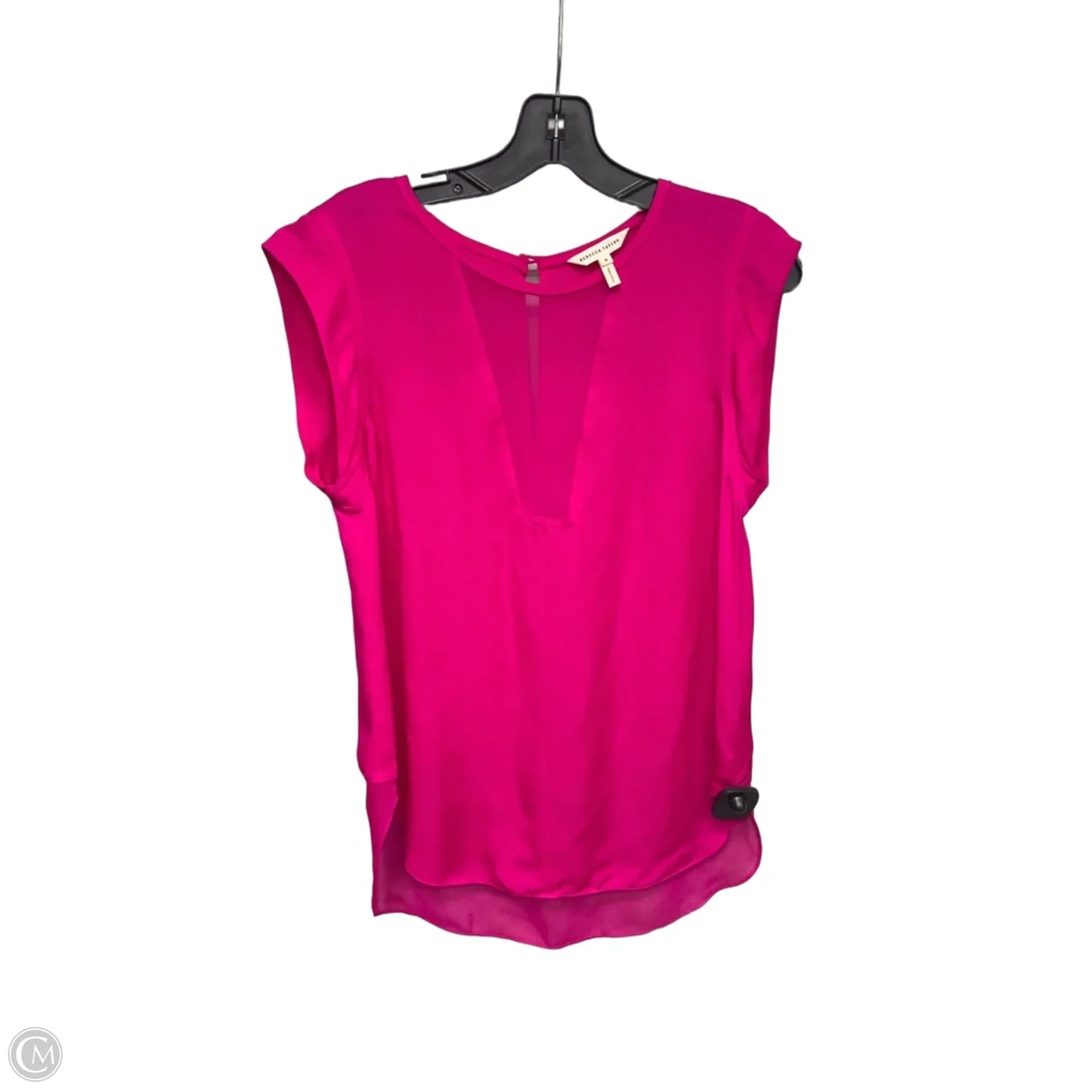Top Sleeveless By Rebecca Taylor In Pink, Size: S