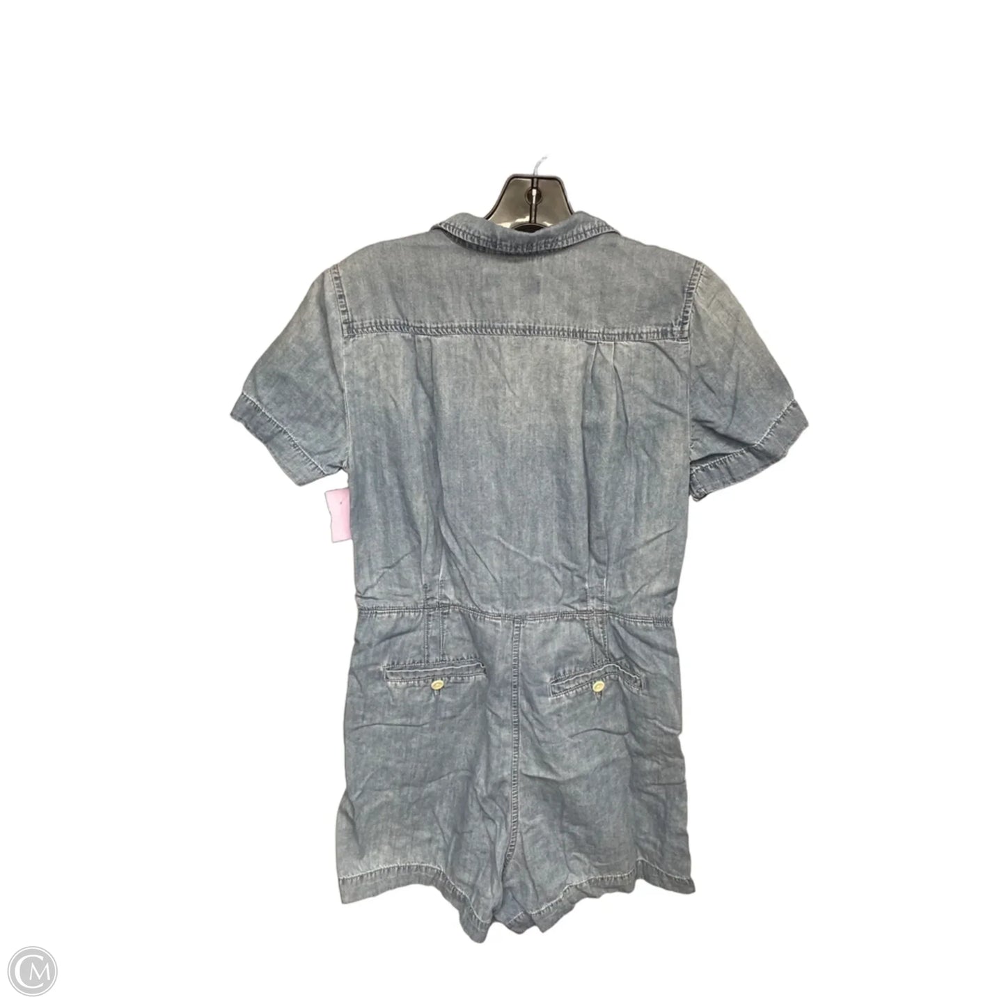 Romper By J. Crew In Blue Denim, Size: 6