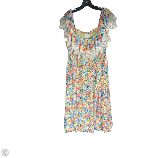 Dress Casual Maxi By Clothes Mentor In Floral Print, Size: 3x