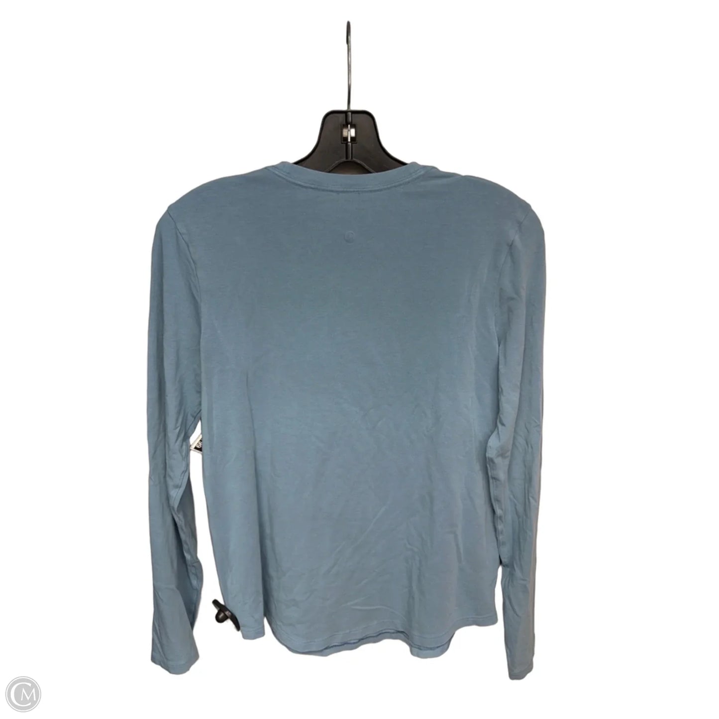 Athletic Top Long Sleeve Crewneck By Lululemon In Blue, Size: S