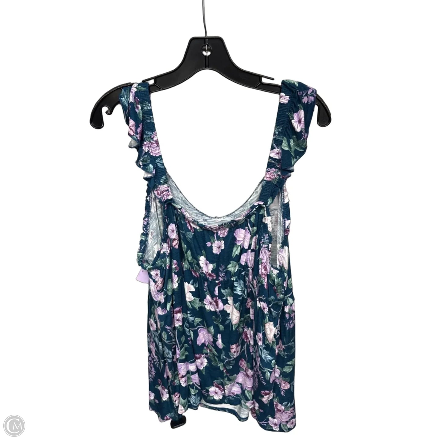 Top Sleeveless By Torrid In Teal, Size: 4