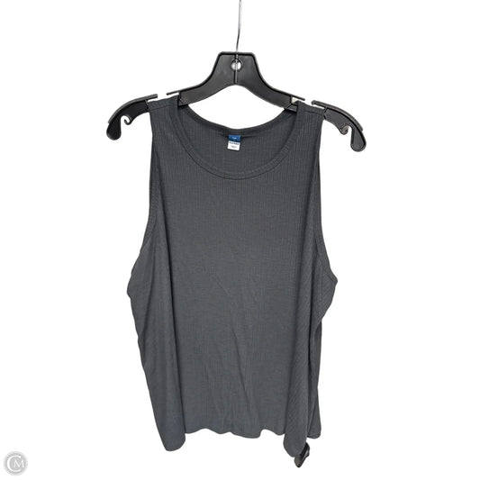Top Sleeveless Basic By Old Navy In Grey, Size: Xl