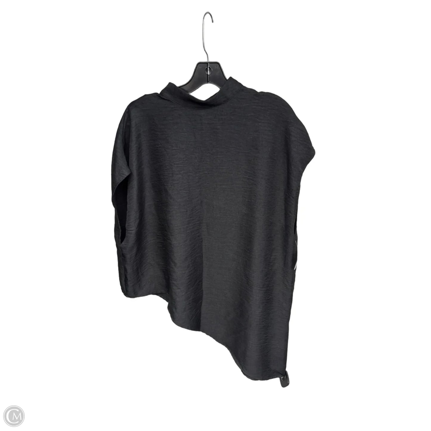 Top Short Sleeve By Shein In Black, Size: Xl