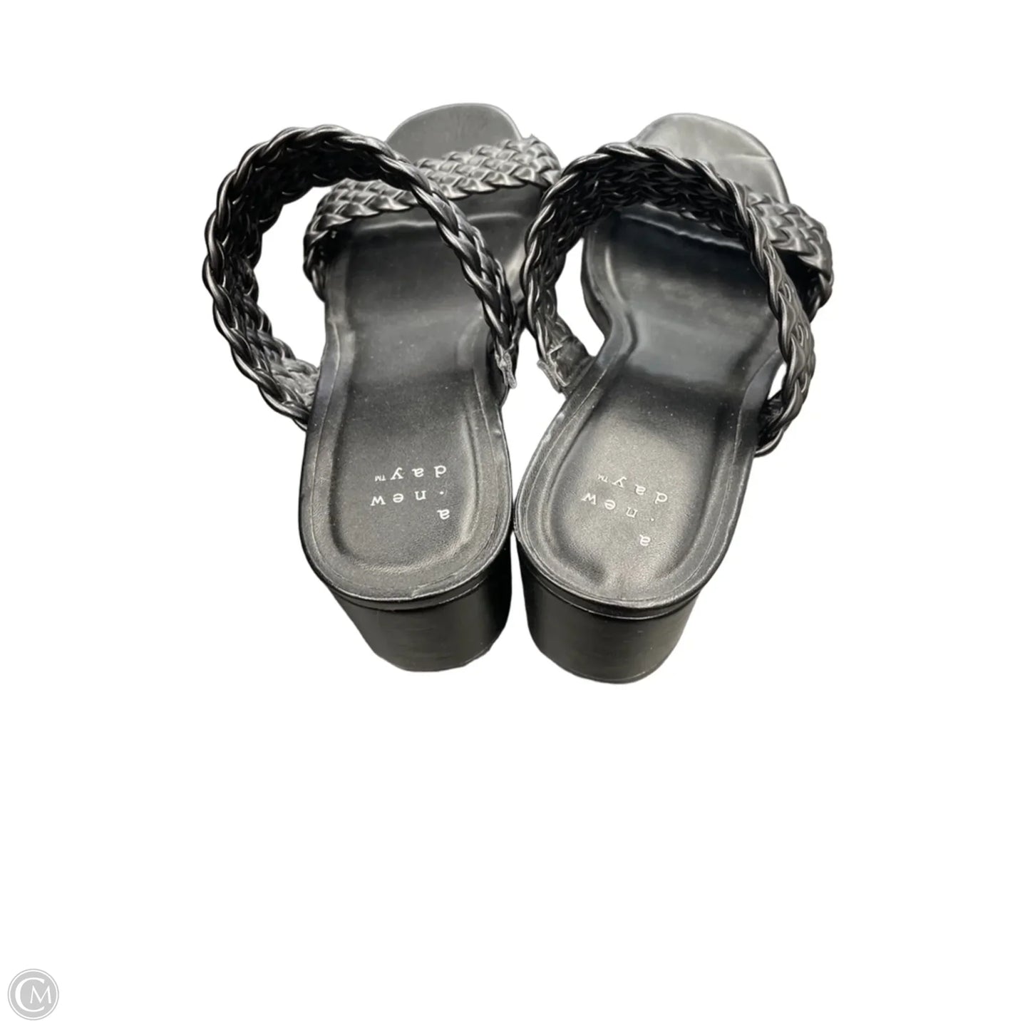 Shoes Heels Block By A New Day In Black, Size: 8