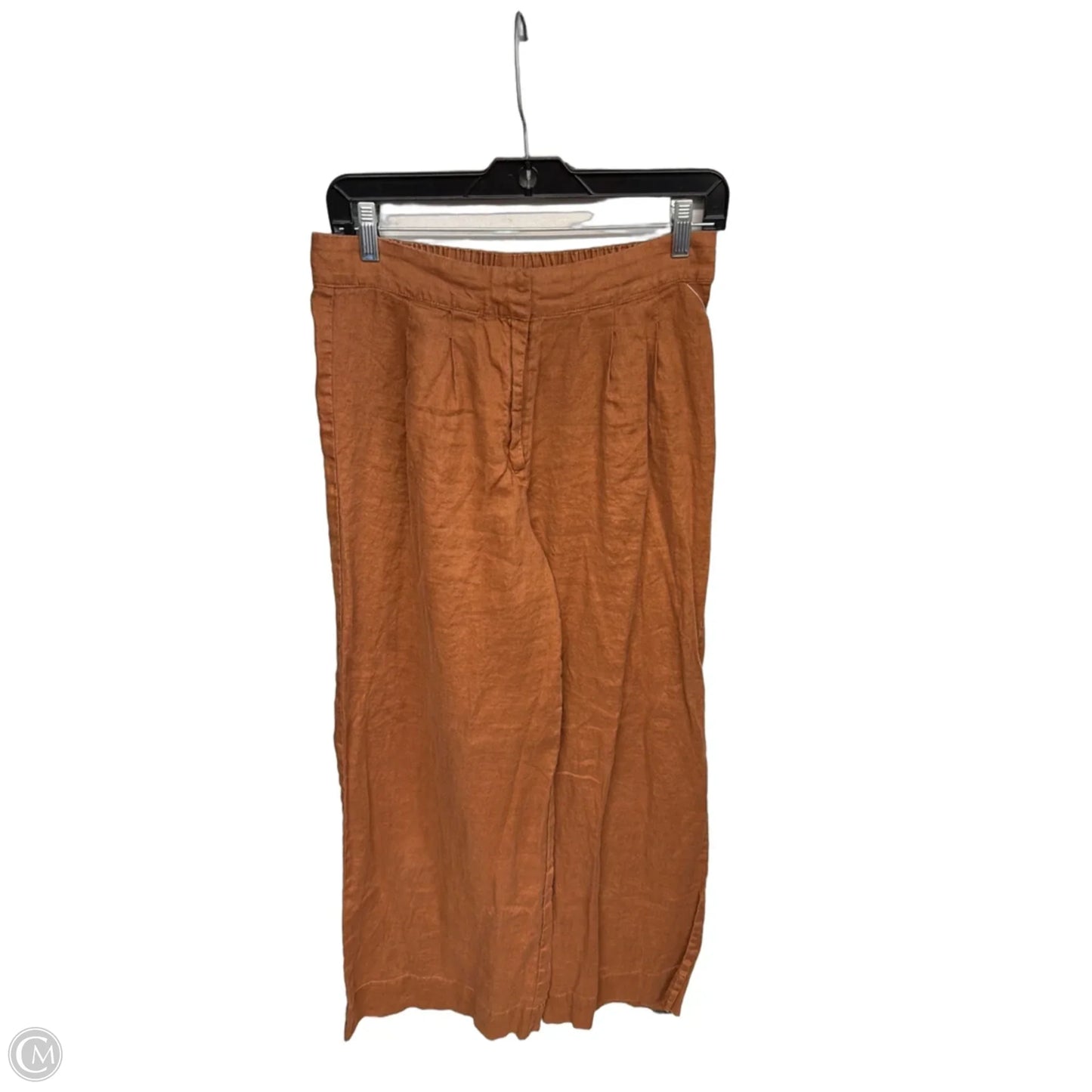 Pants Linen By Magaschoni In Brown, Size: M