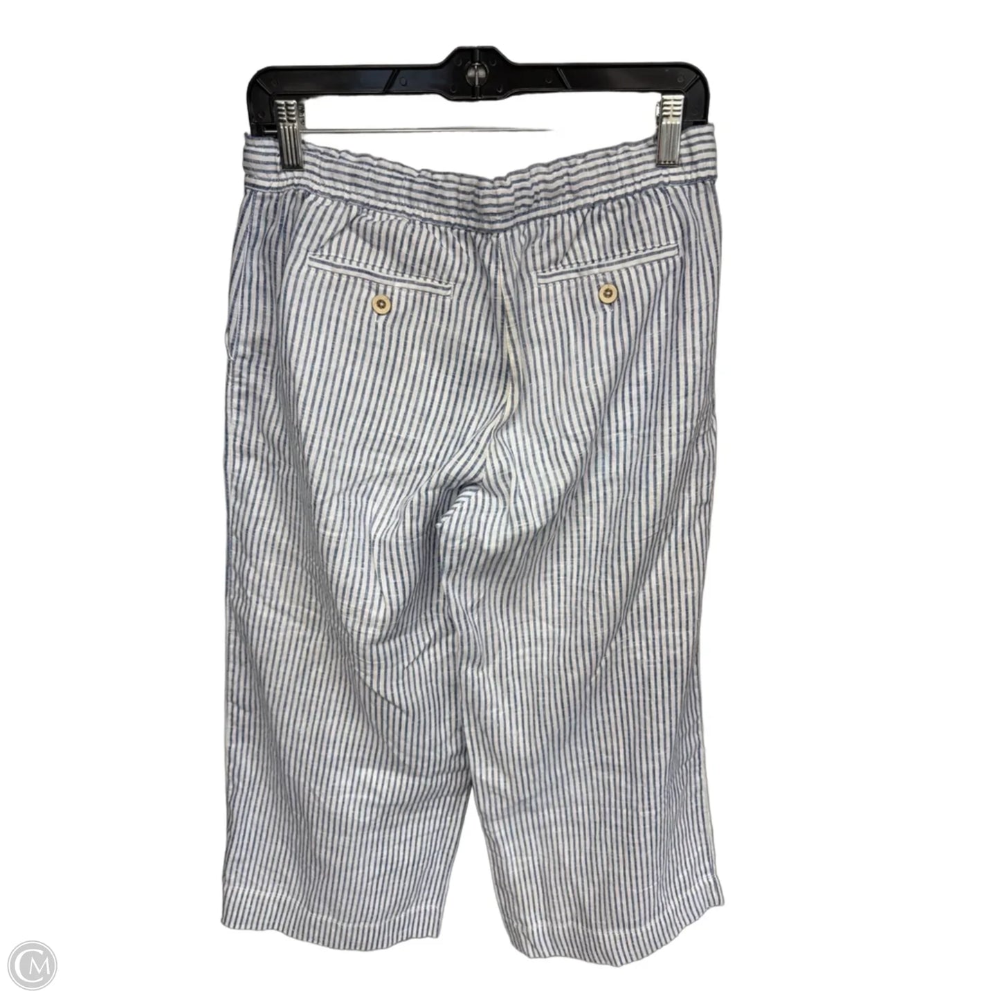 Pants Cropped By Tommy Bahama In Blue & White, Size: Xs
