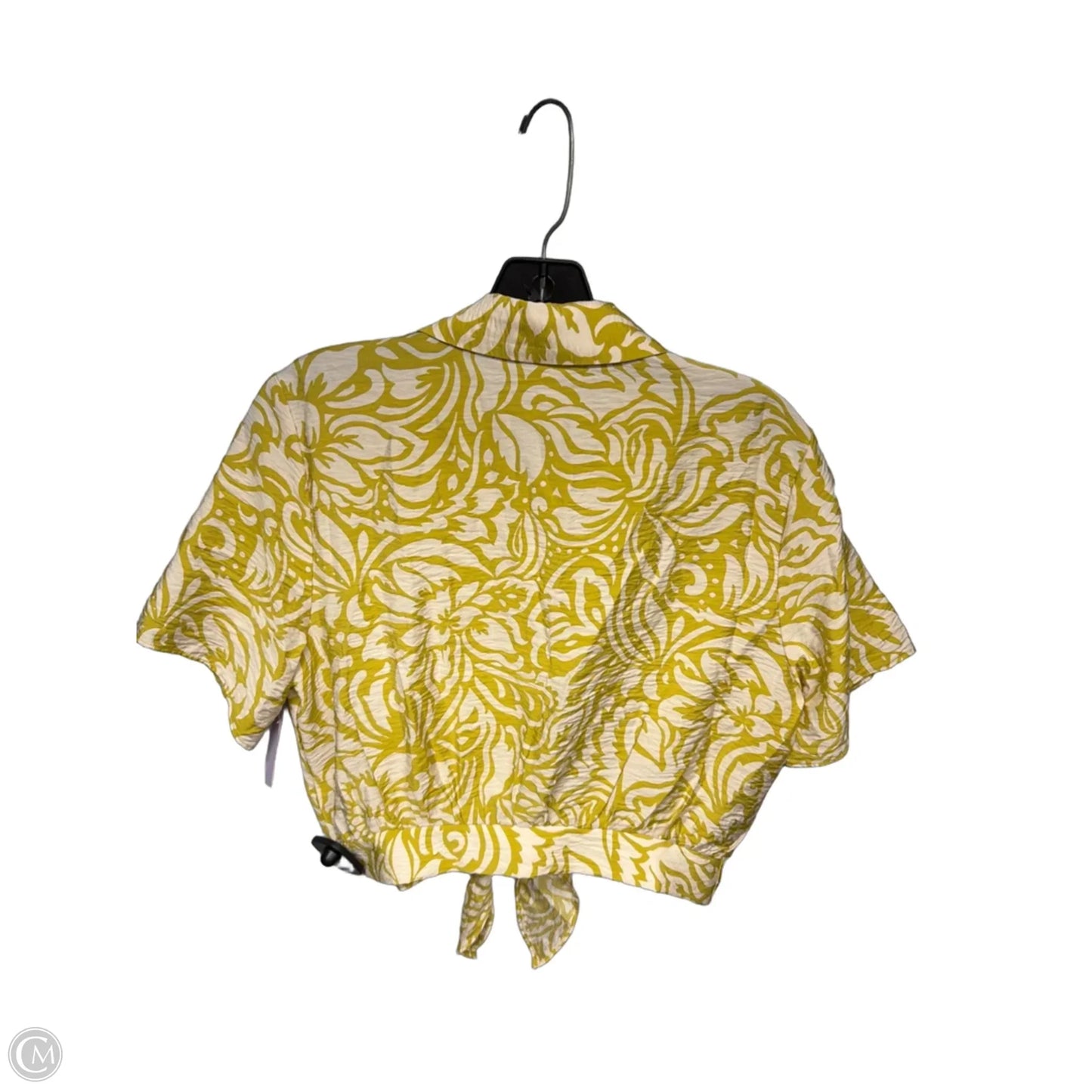 Top Short Sleeve By Joie In Yellow, Size: S