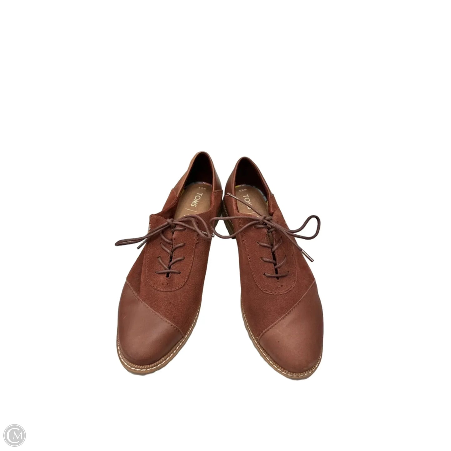 Shoes Flats By Toms In Brown, Size: 9.5