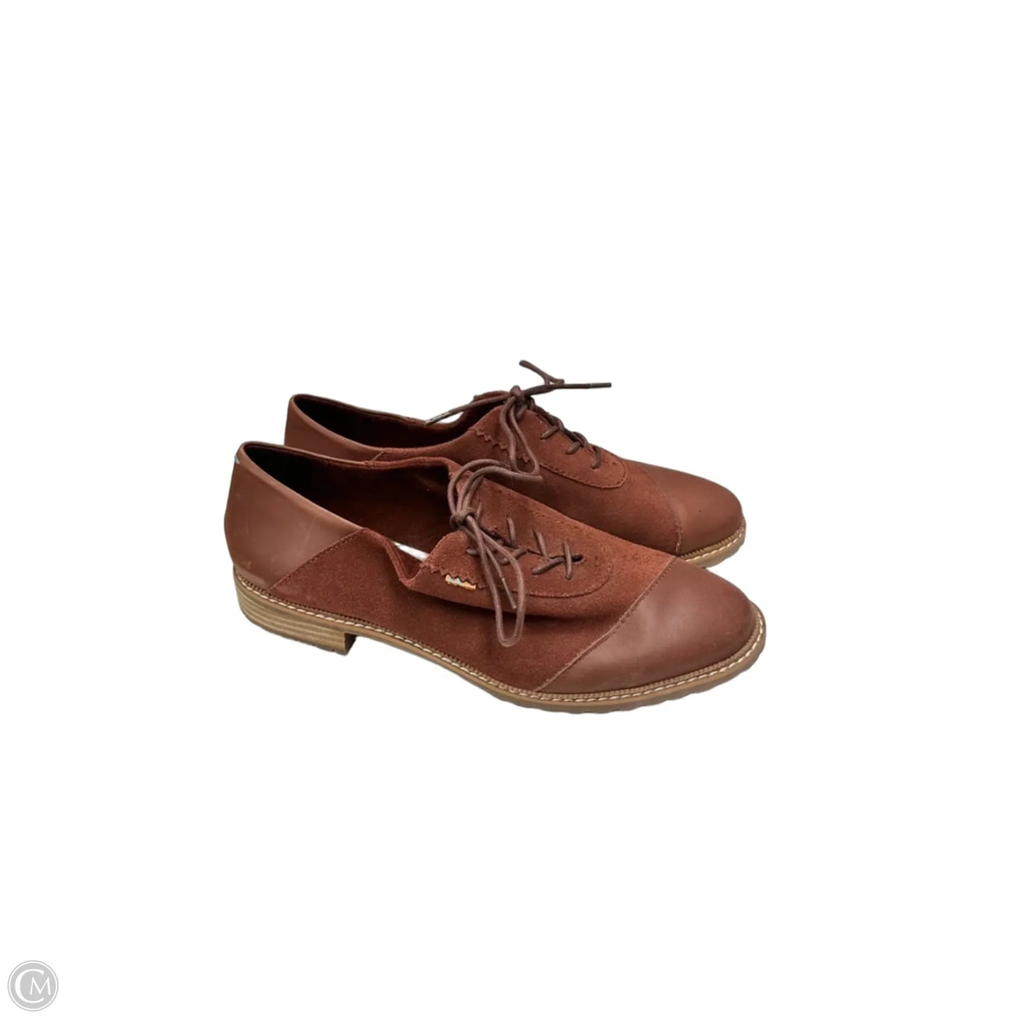 Shoes Flats By Toms In Brown, Size: 9.5