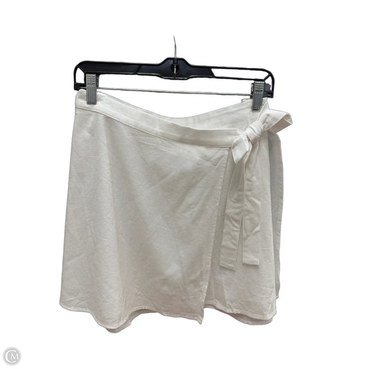 Skirt Mini & Short By A New Day In White, Size: Xl