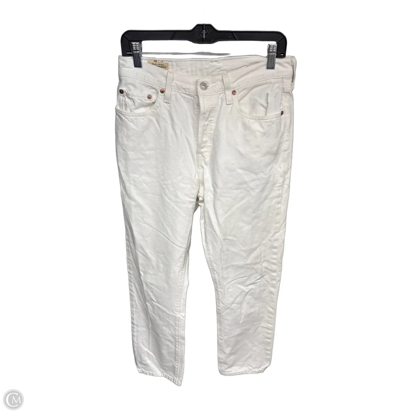 Jeans Straight By Levis In White, Size: 6