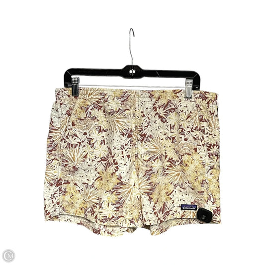 Athletic Shorts By Patagonia In Floral Print, Size: L