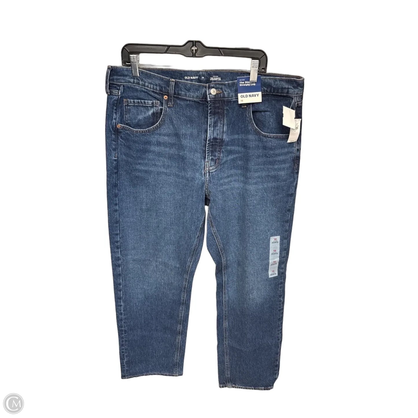 Jeans Wide Leg By Old Navy In Blue Denim, Size: 12