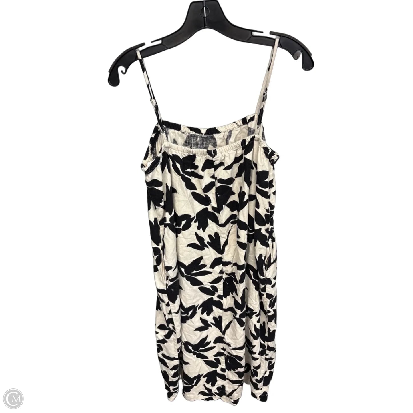 Dress Casual Midi By A New Day In Black & Cream, Size: M