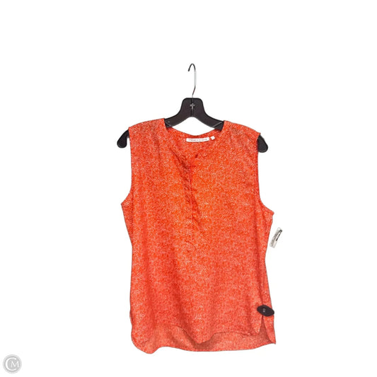Top Sleeveless By Violet And Claire In Orange, Size: L