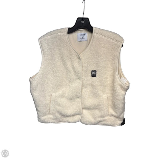 Vest Faux Fur & Sherpa By Old Navy In Cream, Size: M
