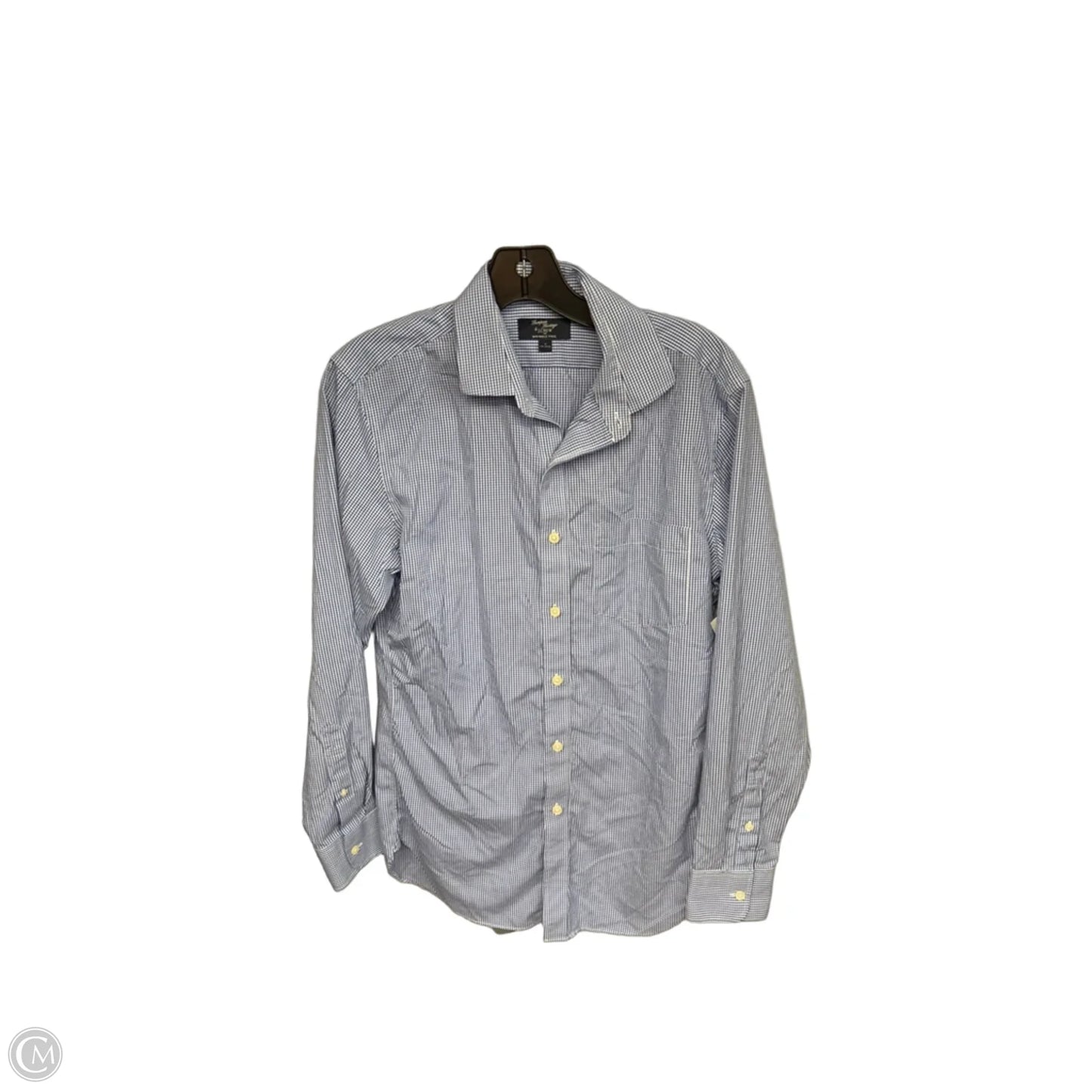 Top Long Sleeve By J. Crew In Blue & White, Size: S