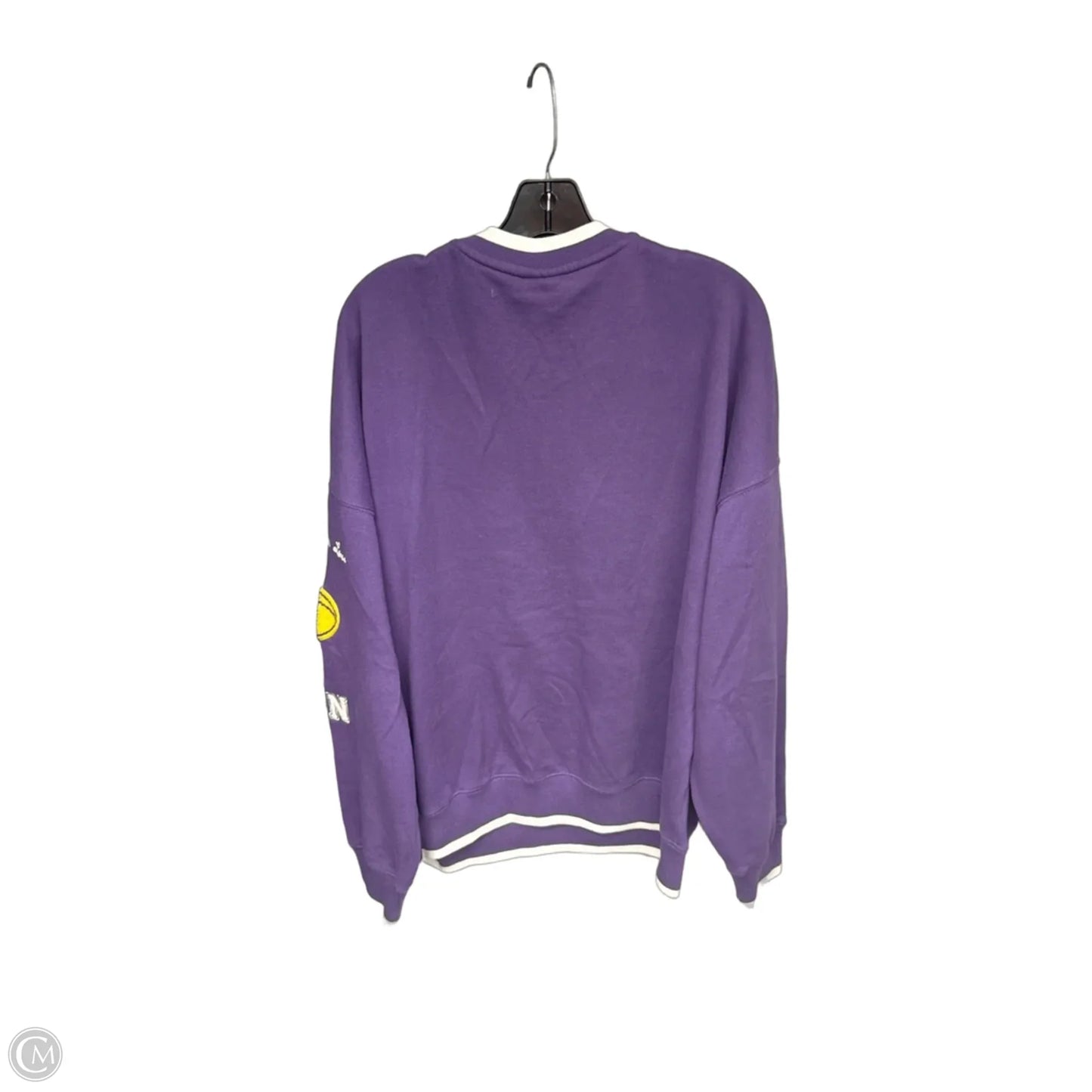 Athletic Sweatshirt Crewneck By Stoney Clover Lane In Purple, Size: L