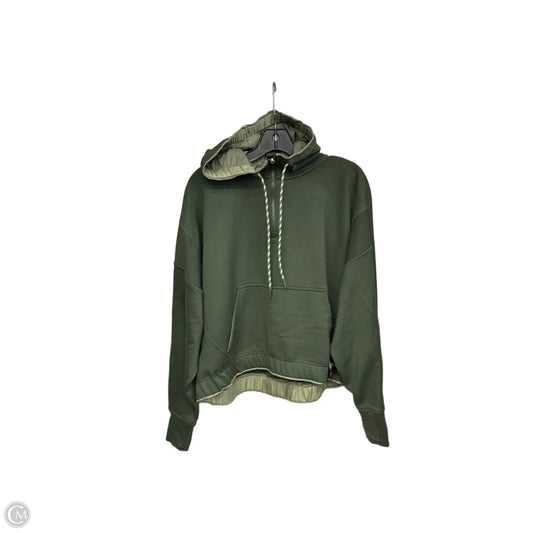 Athletic Sweatshirt Hoodie By Athleta In Green, Size: M