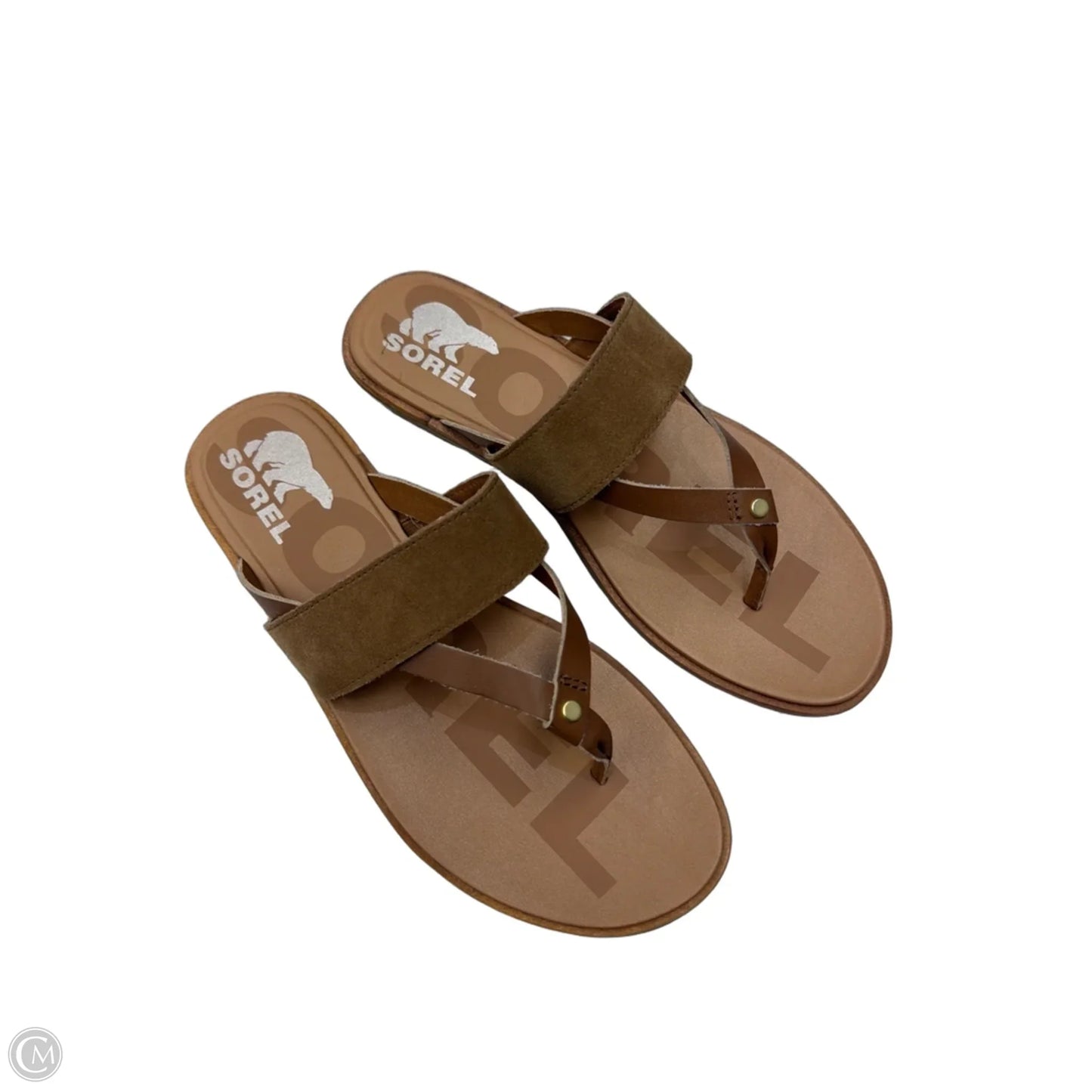 Sandals Flats By Sorel In Brown, Size: 8