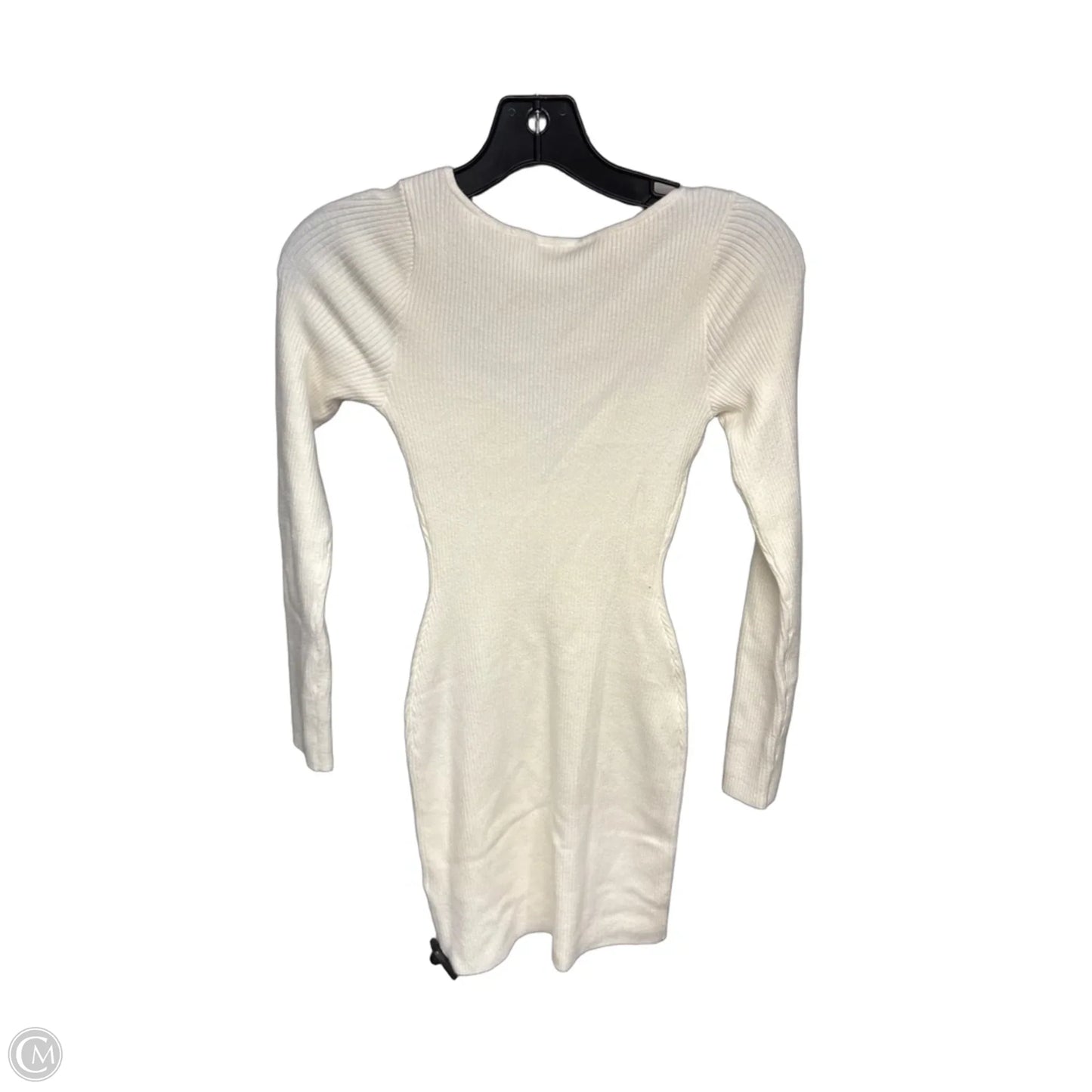 Dress Casual Short By Abercrombie And Fitch In Cream, Size: Xs