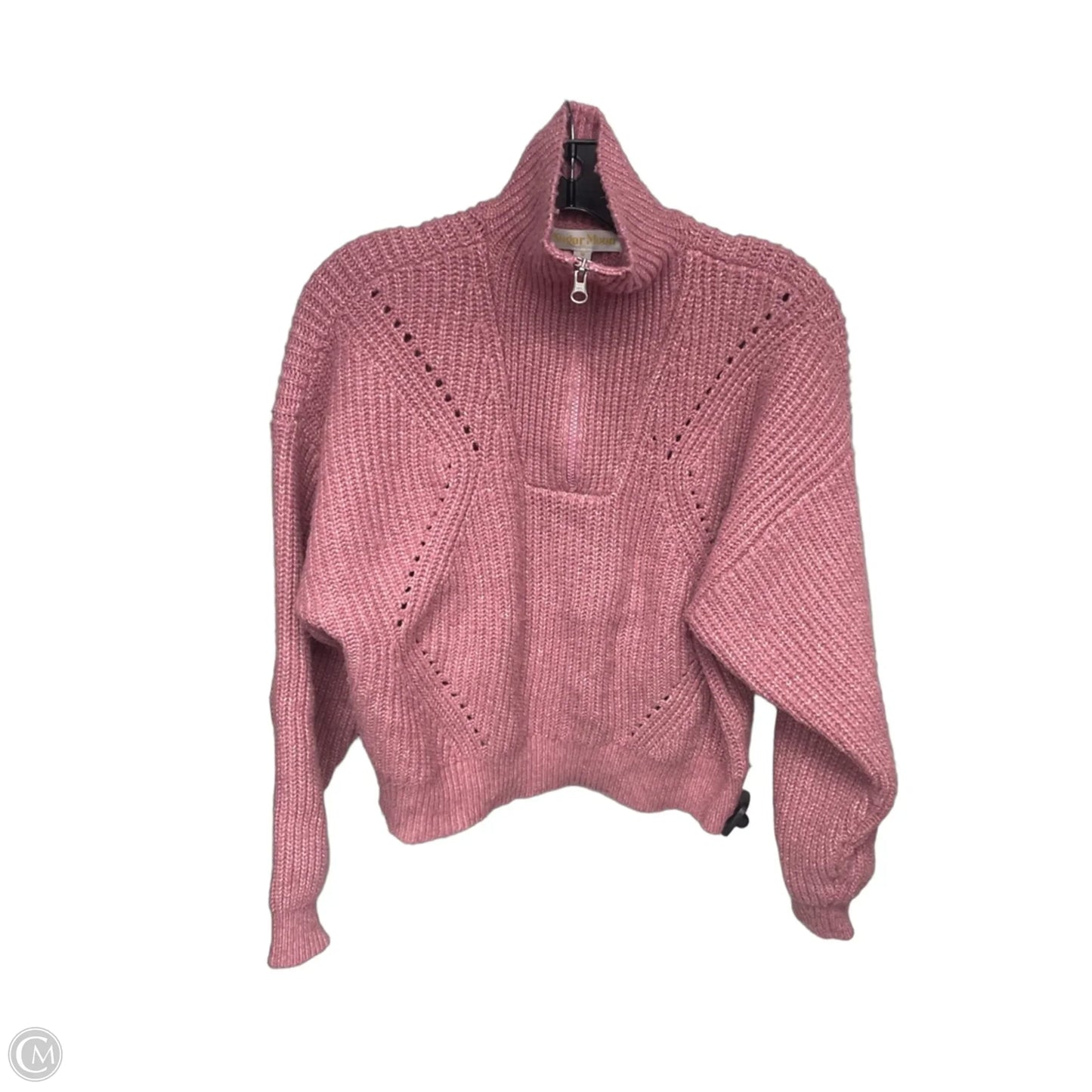 Sweater By Clothes Mentor In Pink, Size: M