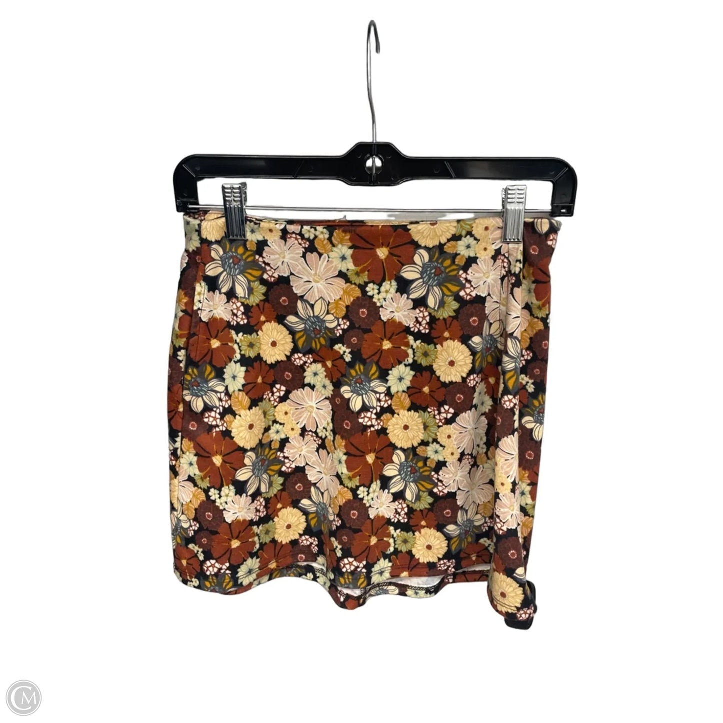 Skirt Mini & Short By Originality In Floral Print, Size: M