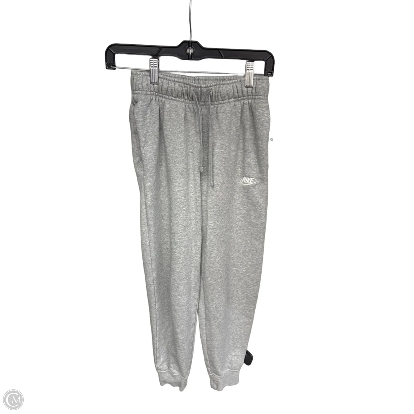 Athletic Pants By Nike Apparel In Grey, Size: Xs
