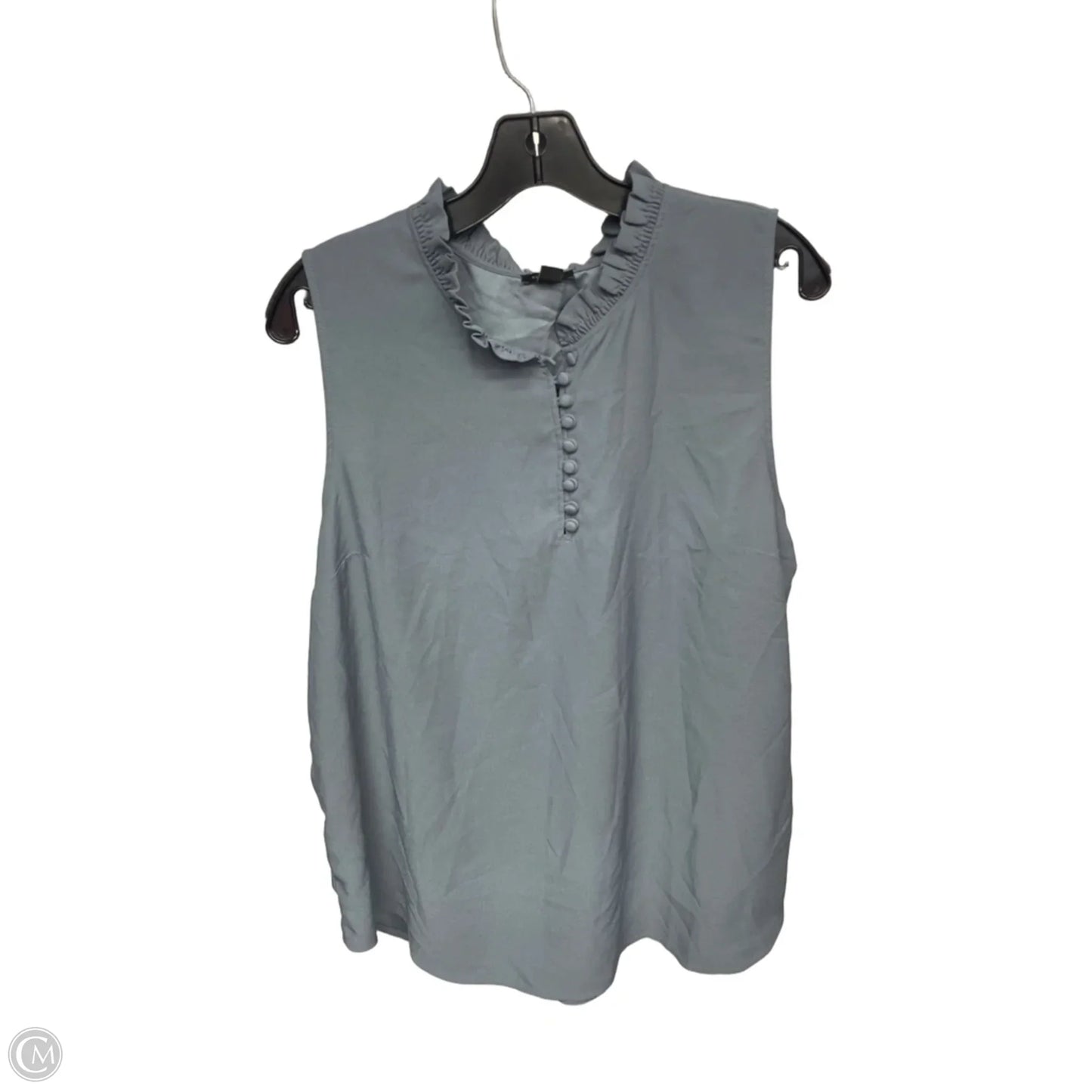 Top Sleeveless By Ann Taylor In Grey, Size: Xl