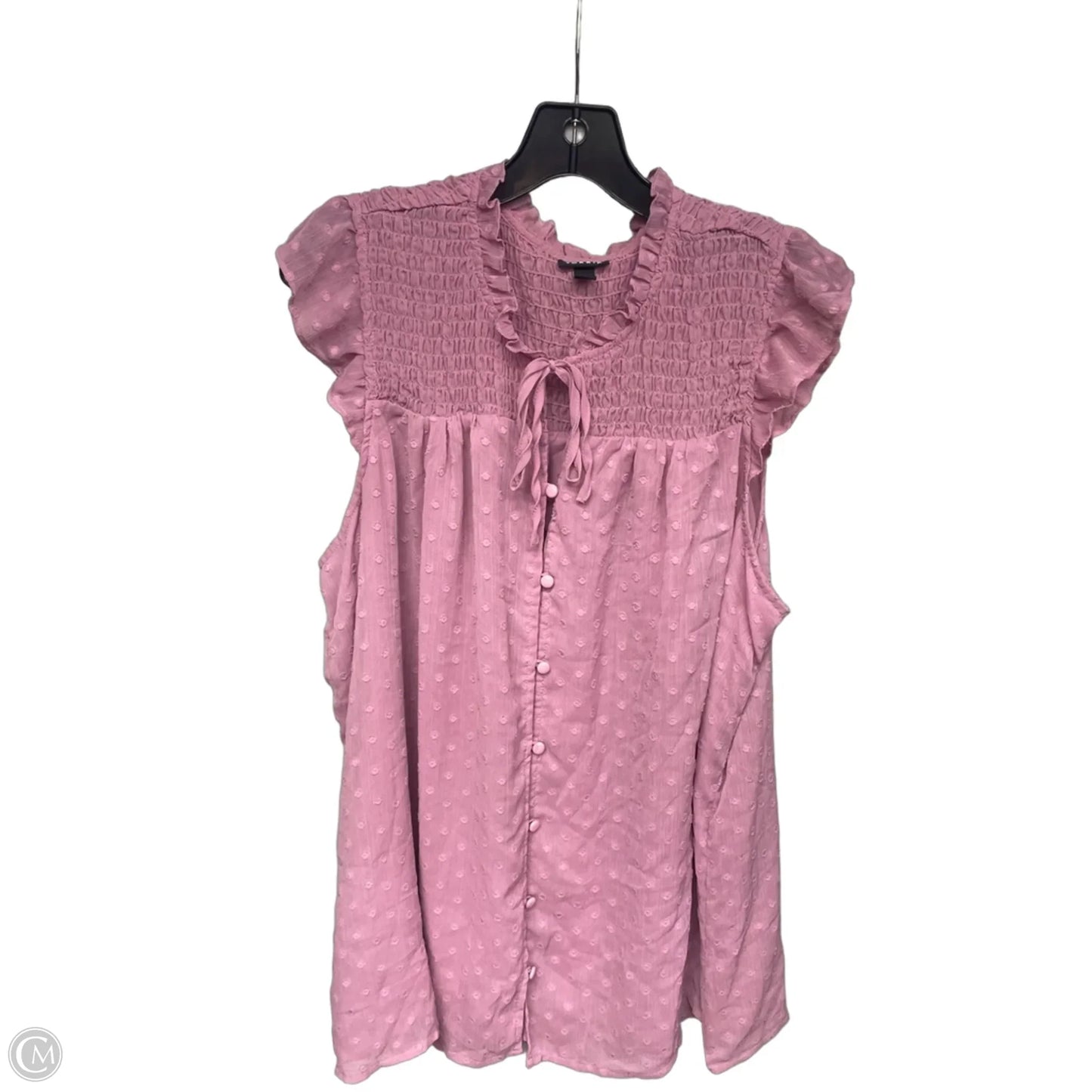 Top Sleeveless By Torrid In Pink, Size: 3x