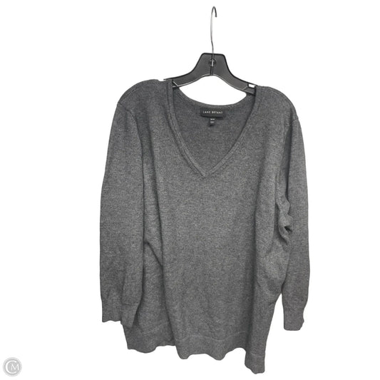 Sweater By Lane Bryant In Grey, Size: 4x