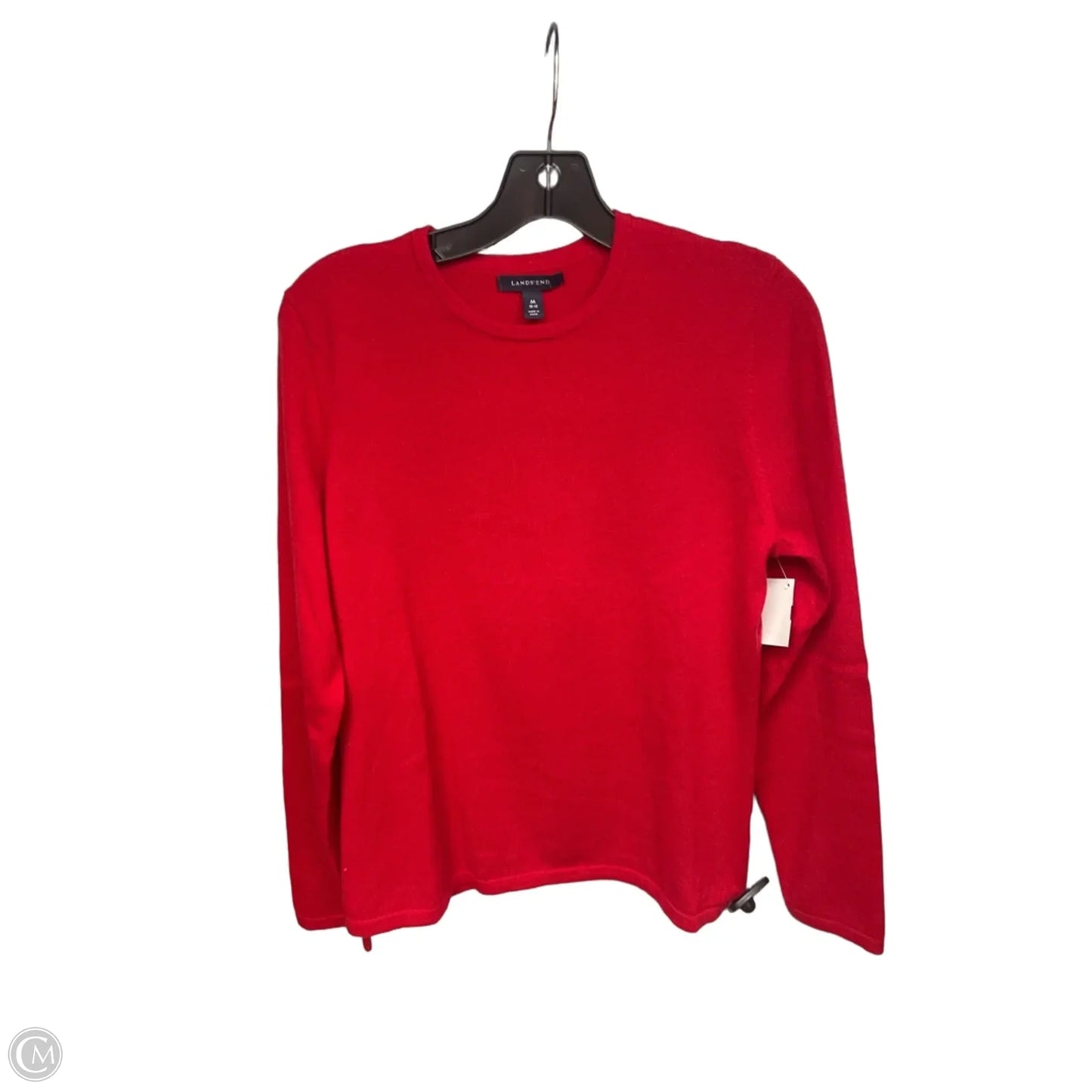 Top Long Sleeve By Lands End In Red, Size: M