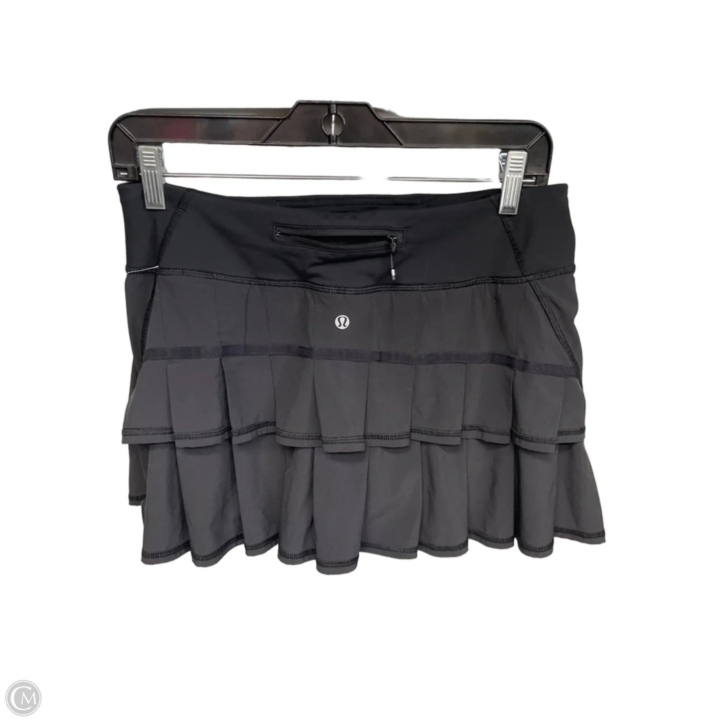 Athletic Skort By Lululemon In Black, Size: 6