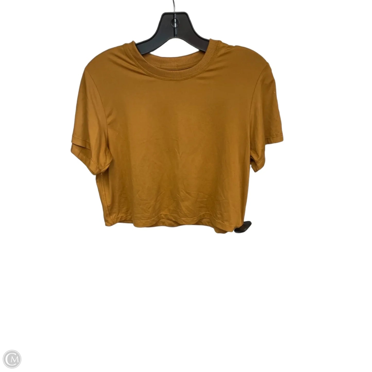 Athletic Top Short Sleeve By Clothes Mentor In Orange, Size: S
