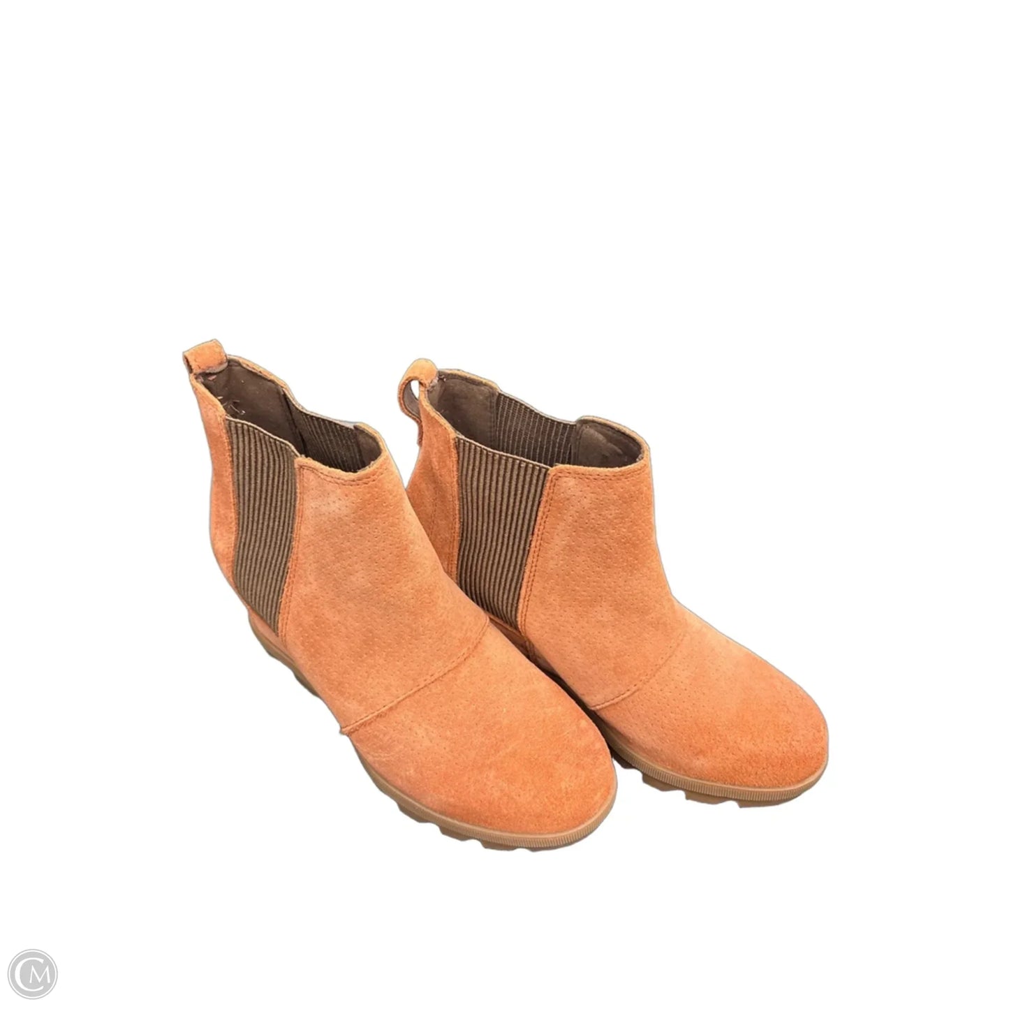 Boots Ankle Heels By Sorel In Orange, Size: 8