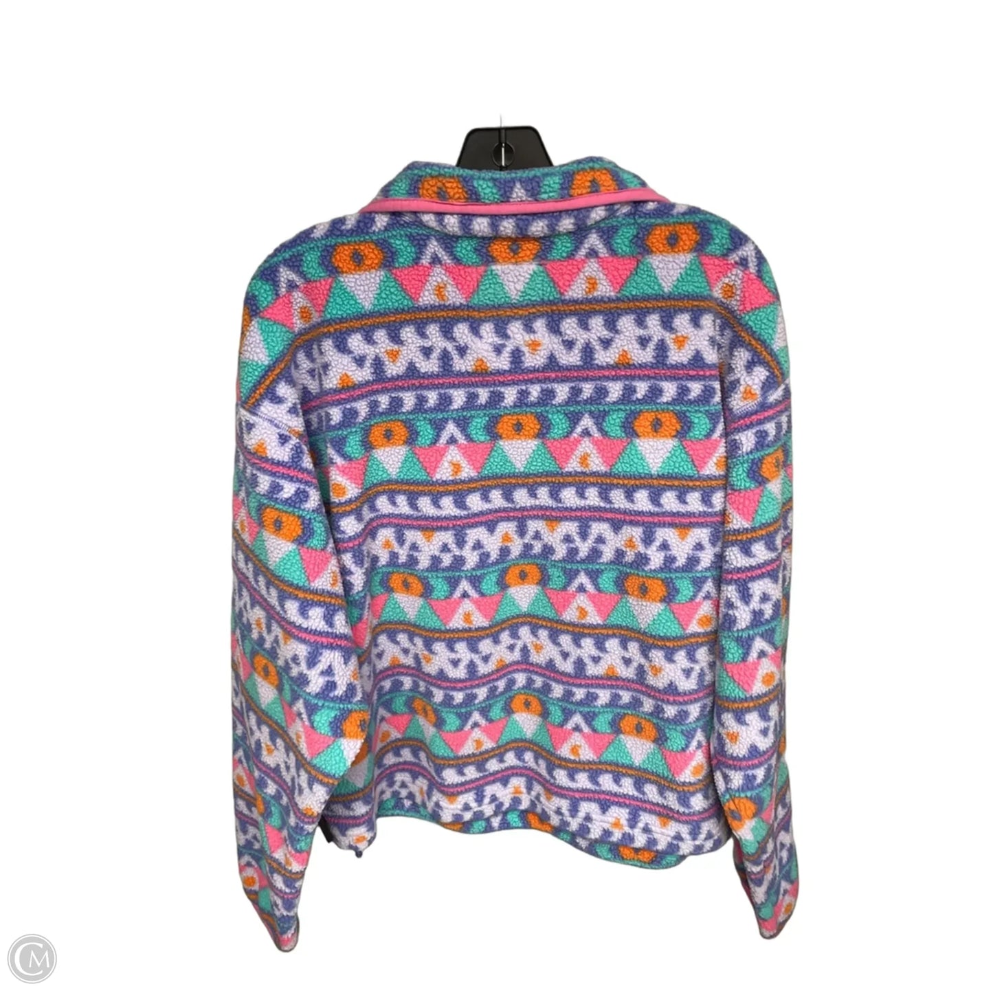 Athletic Fleece By Columbia In Orange & Purple, Size: L