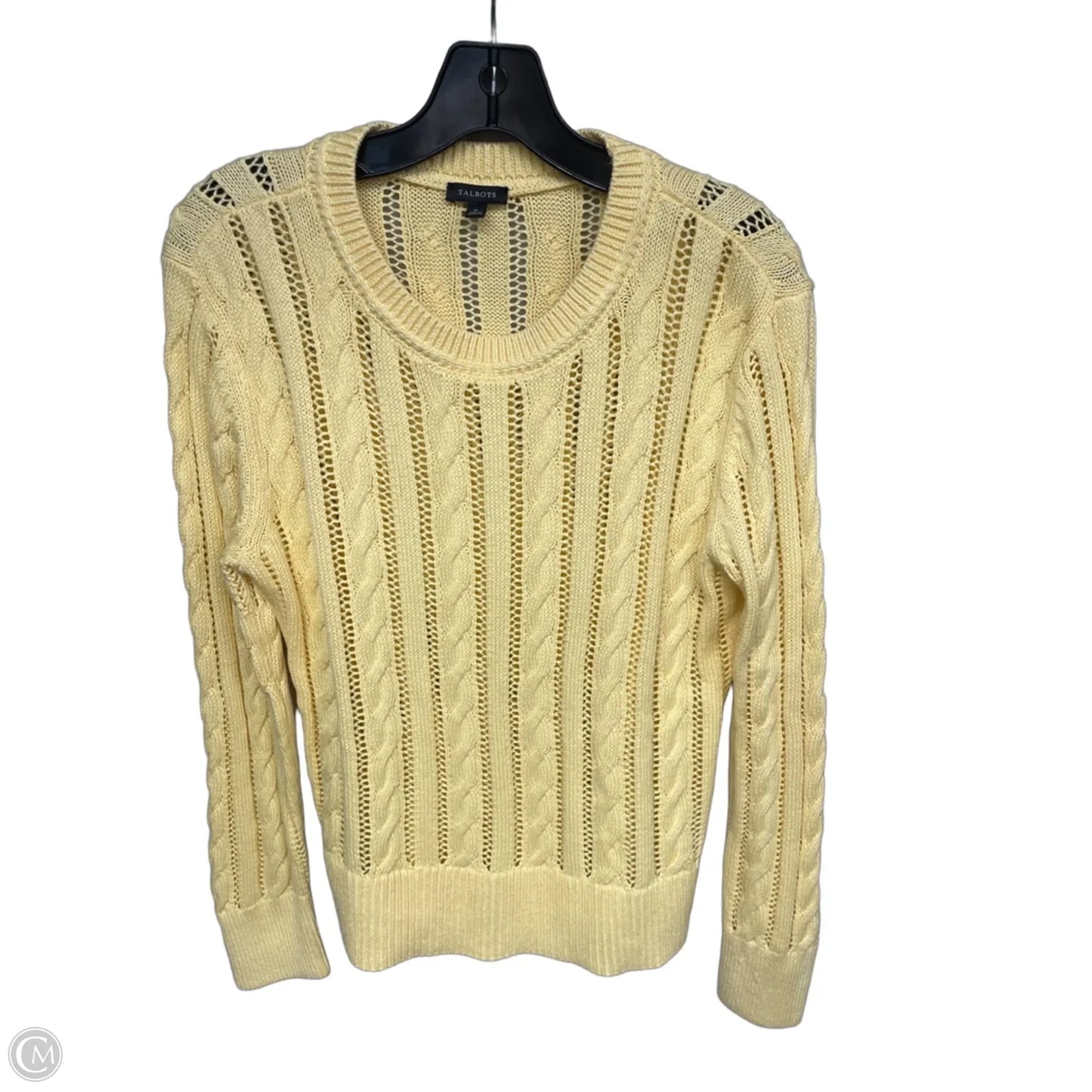 Sweater By Talbots In Yellow, Size: M