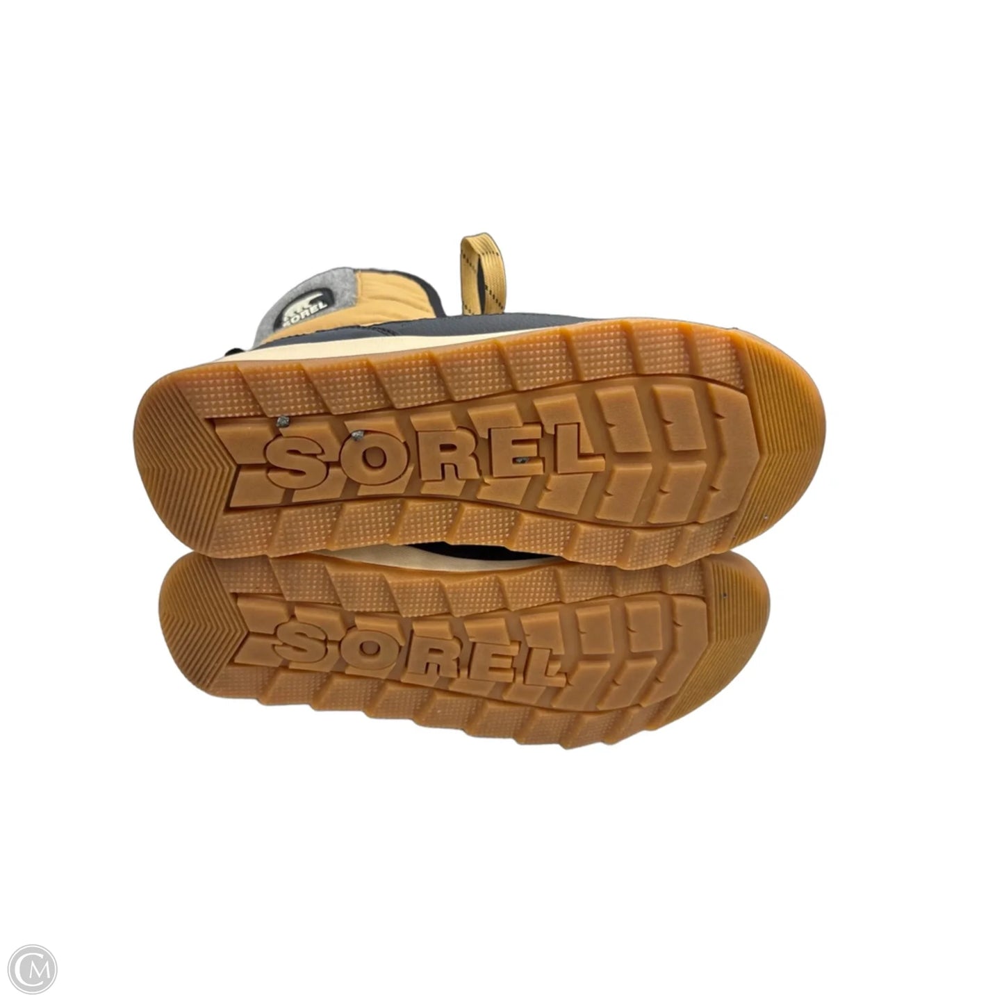 Boots Snow By Sorel In Black & Tan, Size: 7