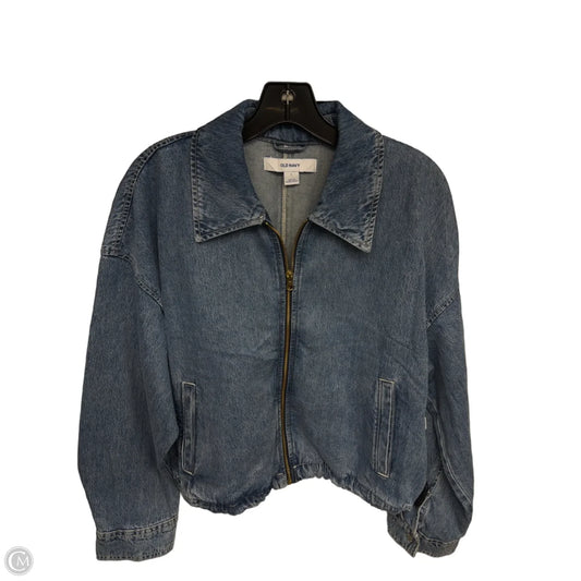 Jacket Denim By Old Navy In Blue Denim, Size: L