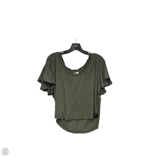 Top Short Sleeve Basic By We The Free In Green, Size: S