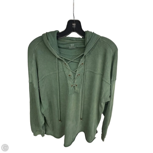 Sweatshirt Hoodie By Aerie In Green, Size: S