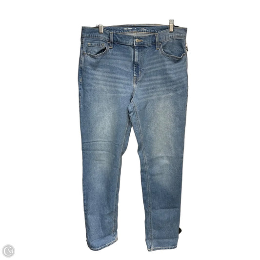 Jeans Boyfriend By Old Navy In Blue Denim, Size: 10l