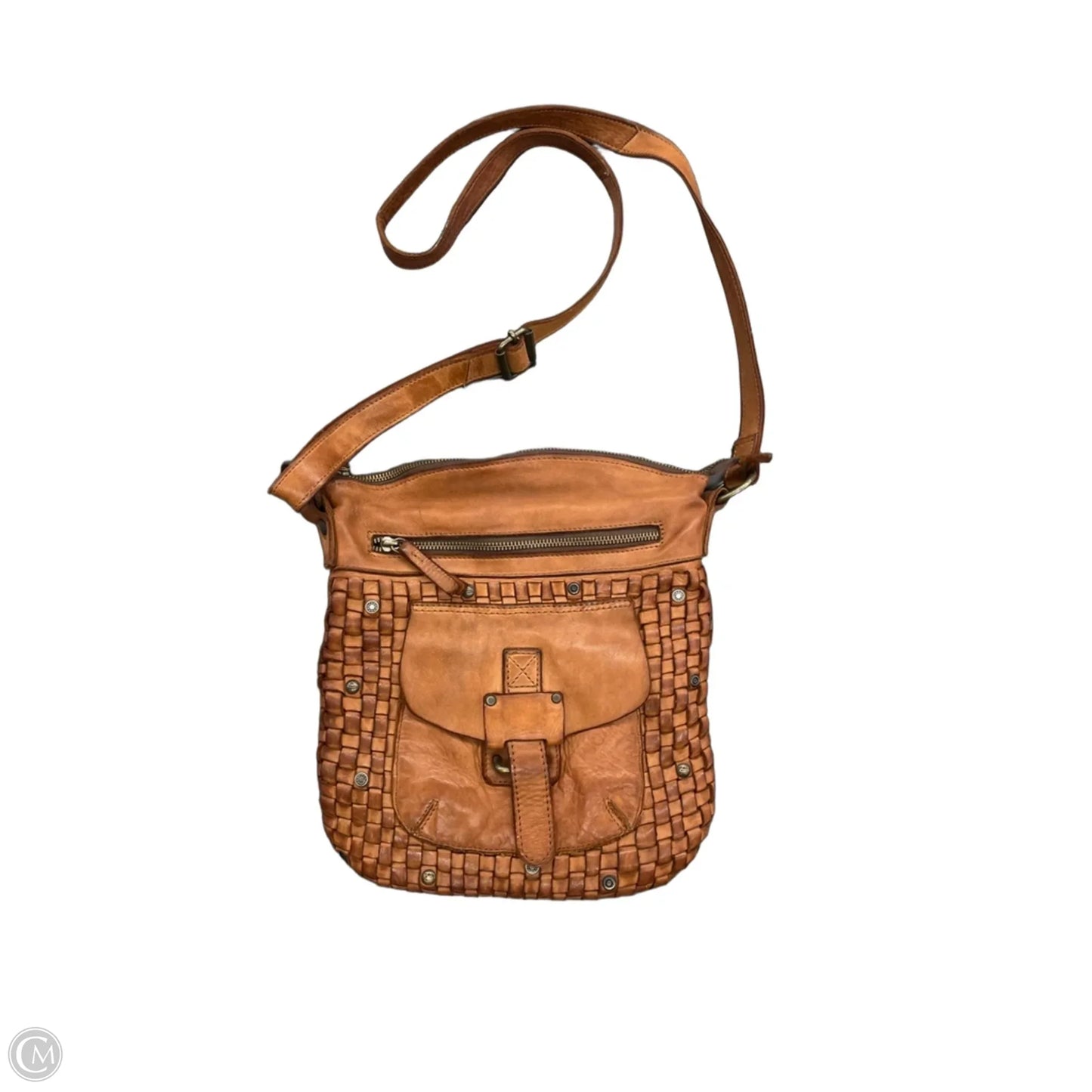 Crossbody Leather By Clothes Mentor, Size: Small