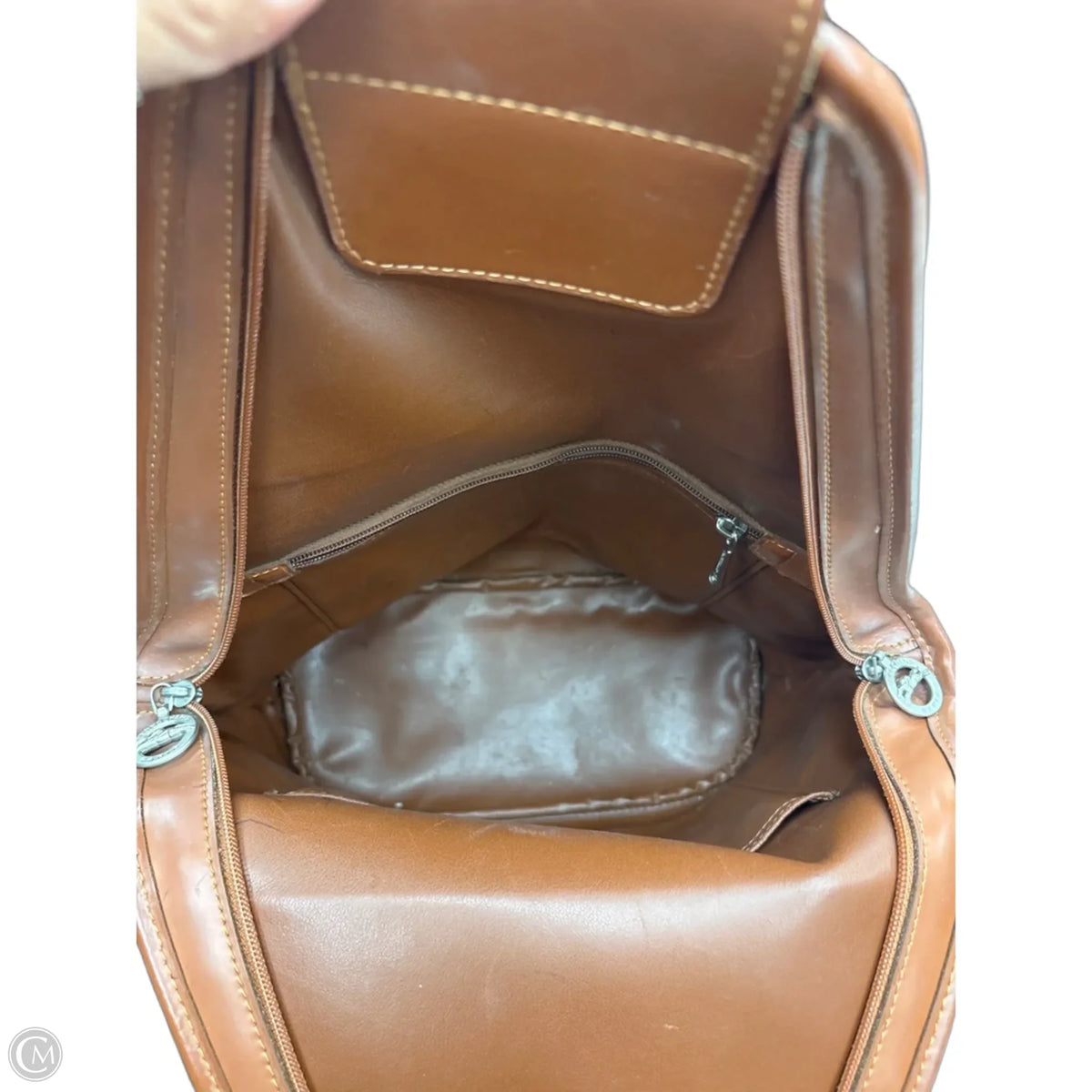 Backpack Designer By Longchamp, Size: Medium